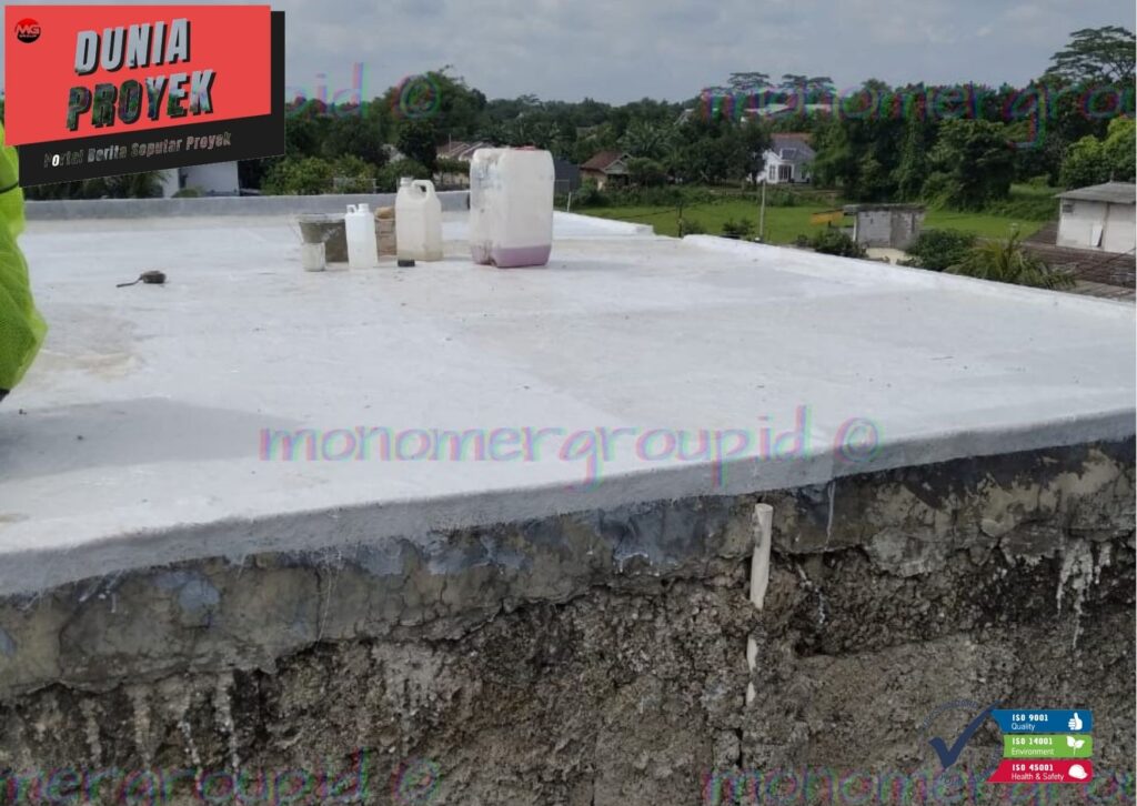 Fiberglass Waterproofing untuk Dak Beton