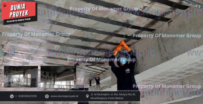 Kontraktor Perkuatan Beton CFRP Profesional