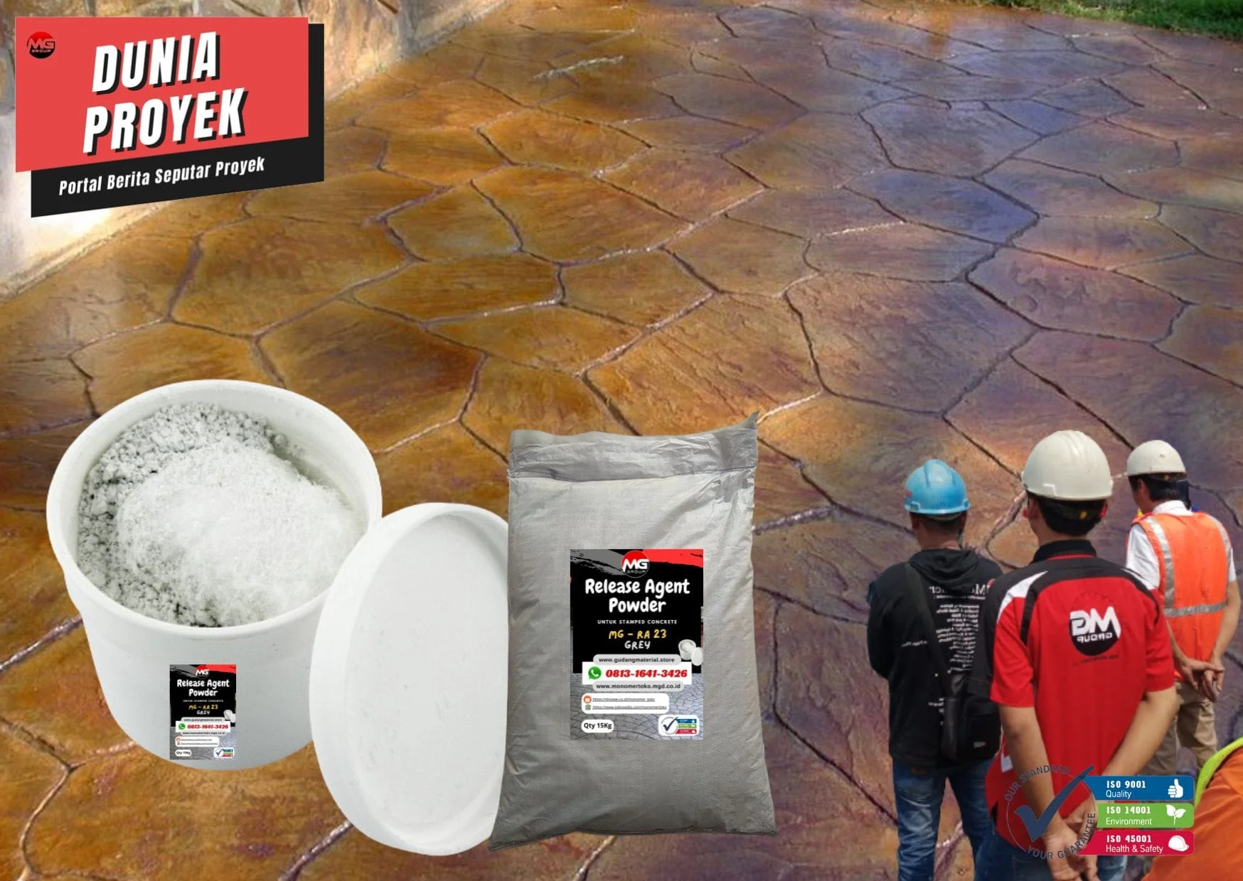 Harga Stamped Concrete Jasa & Material