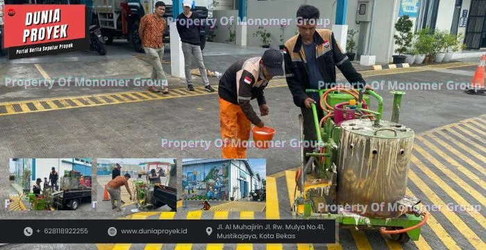 Jasa Marka Thermoplastic Gudang PLN (PERSERO) Profesional